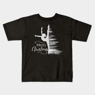 Merry Christmas dancer design Kids T-Shirt